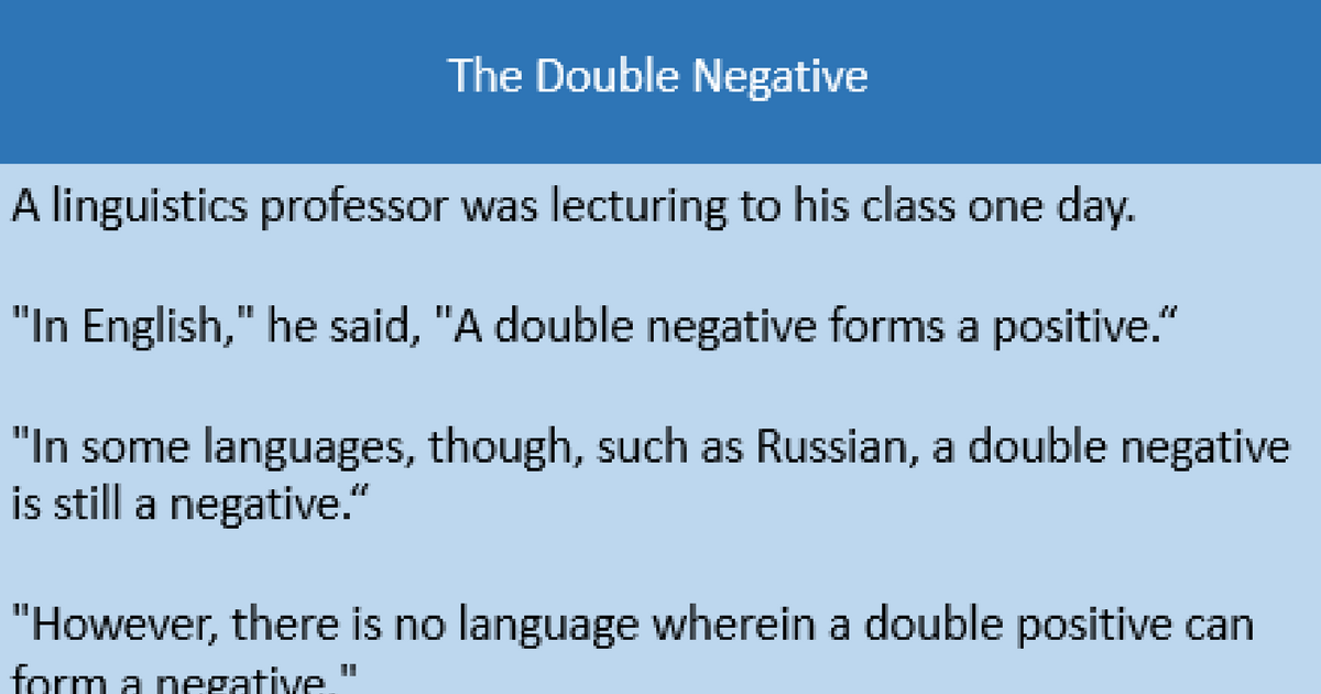 the-double-negative