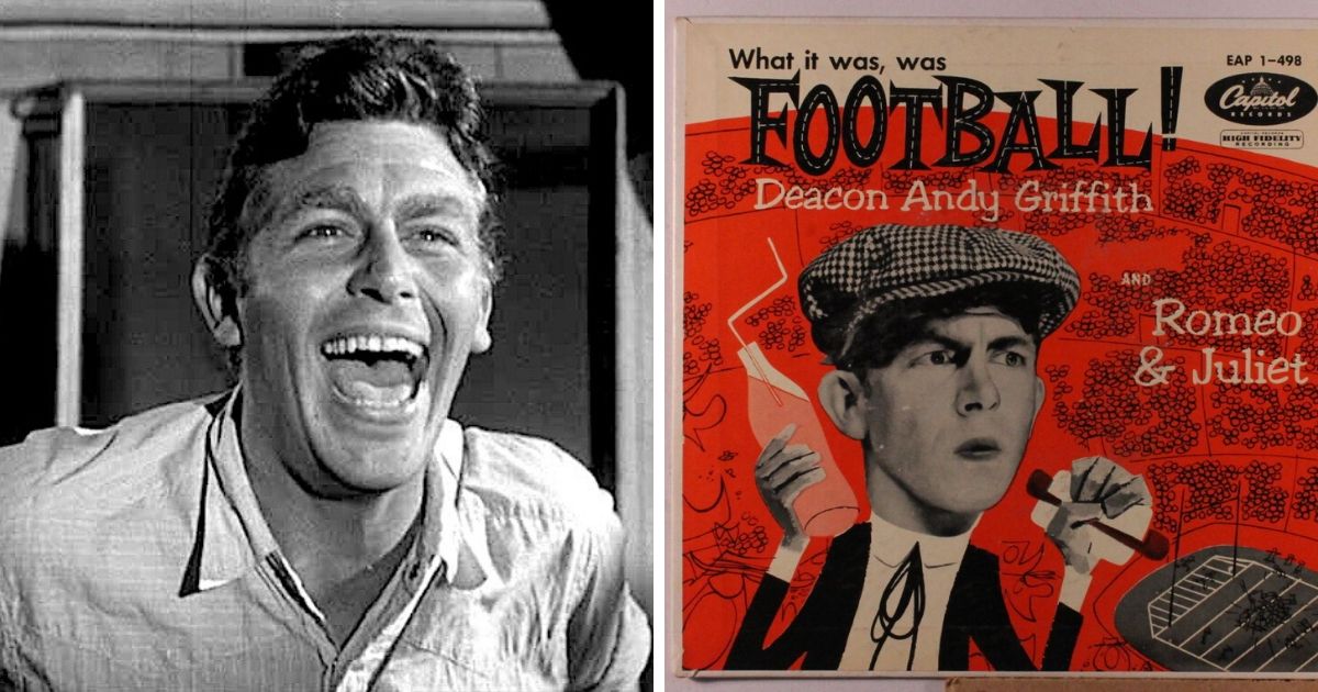 andy griffith and the football story